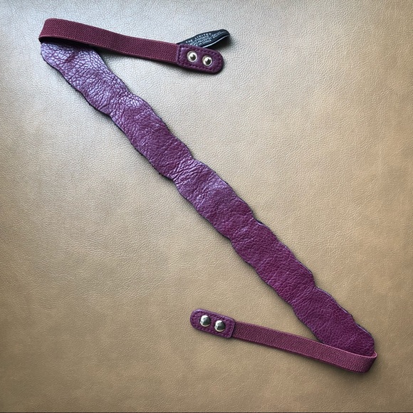 Beaded Belt - Plum - Picture 2 of 3